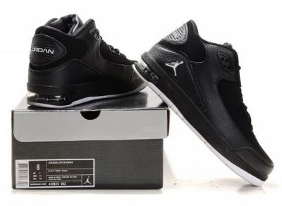 cheap air jordan after game black / white